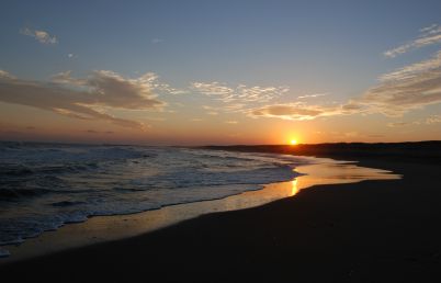 フォトコンクール：野手海岸の夕景