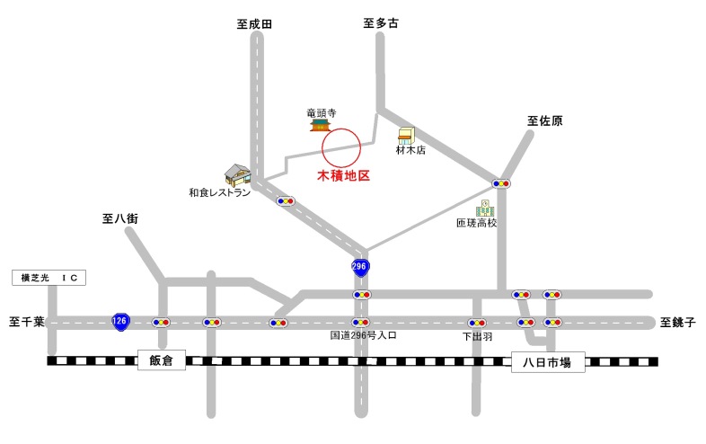 木積のふじ祭地図の画像