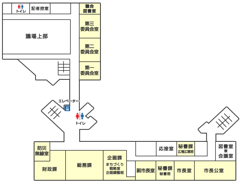 本庁2階