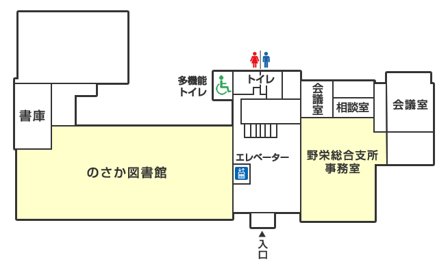 野栄総合支所1階