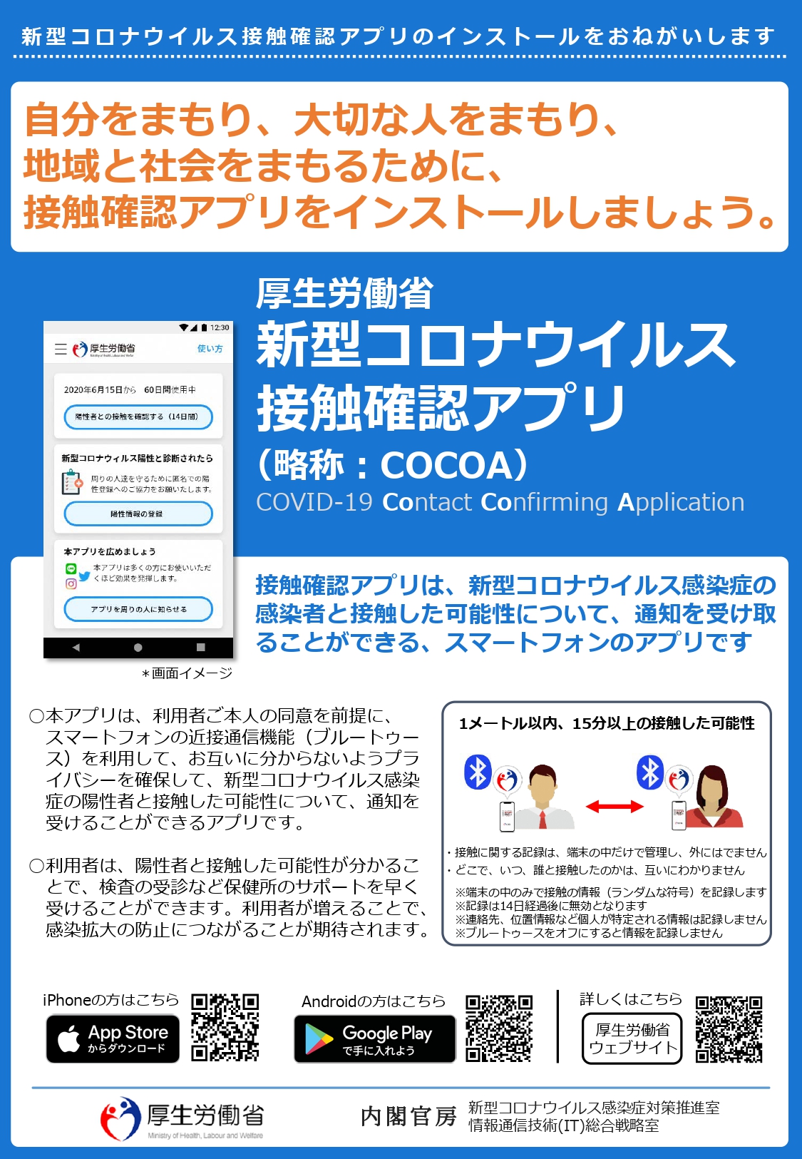 新型コロナウイルス接触確認アプリのインストールをお願いします 匝瑳市公式ホームページ