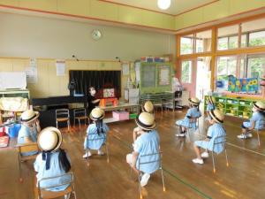 八日市場幼稚園　帰りの集まり