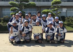 準優勝の旭市立第二中学校