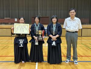 中学生女子の部優勝 八日市場第二中学校