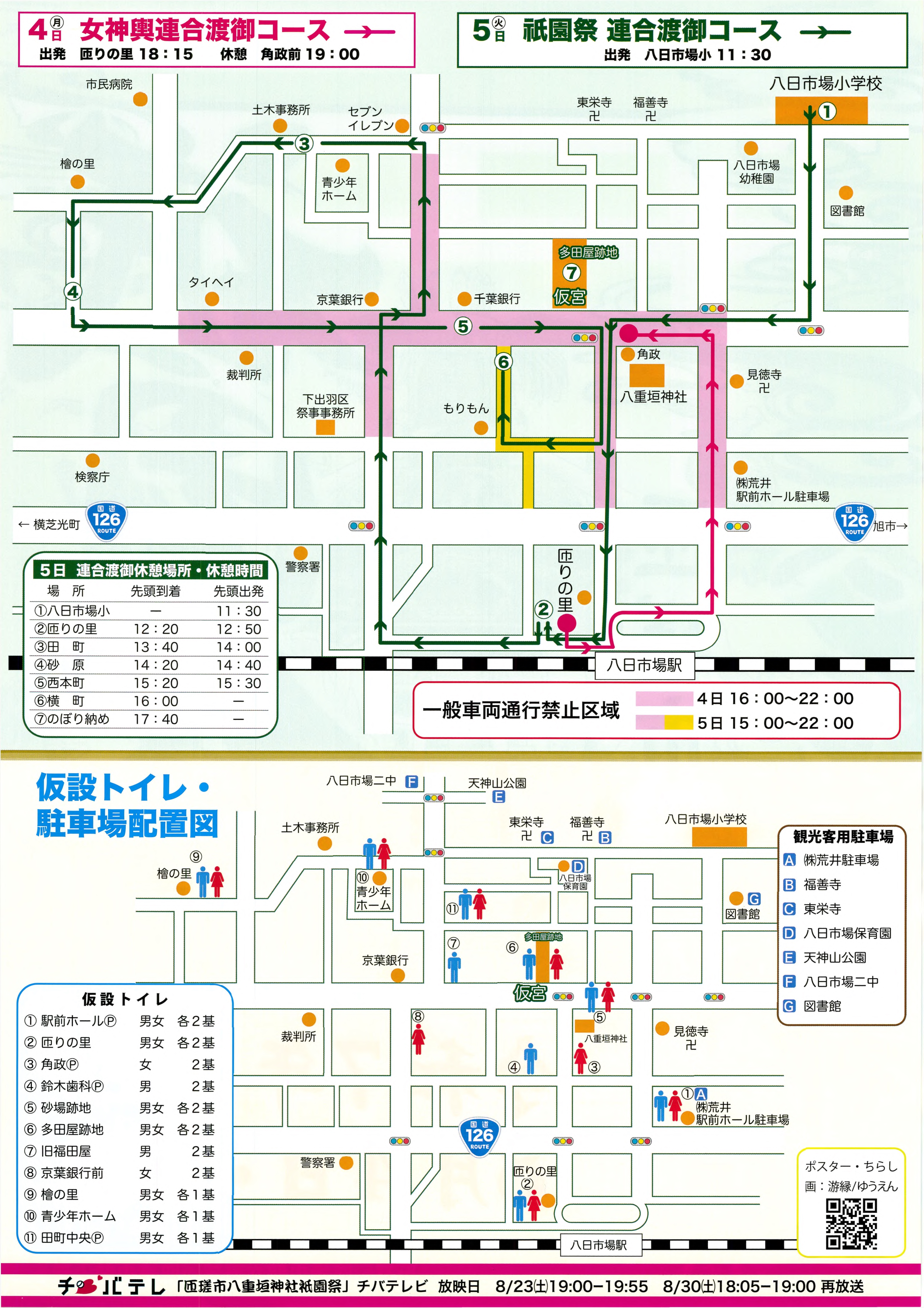 令和７年度八重垣神社祇園祭チラシ（裏）