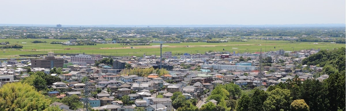 八匝水道から見た匝瑳市